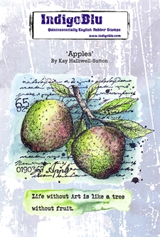 IndigoBlu Cling Stamp - A6 / Apples